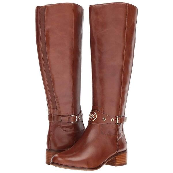 Michael Michael Kors Womens Heather Leather Almond Toe Knee High Fashion Boots Overstock 28438633 Create a michael kors account with your email address. michael kors