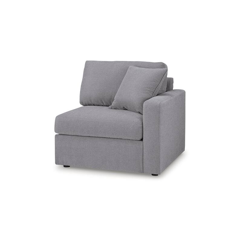 Signature Design by Ashley Modmax 7-Piece Balanced Sectional with Audio and Storage Consoles - 124" W x 124" D x 36" H