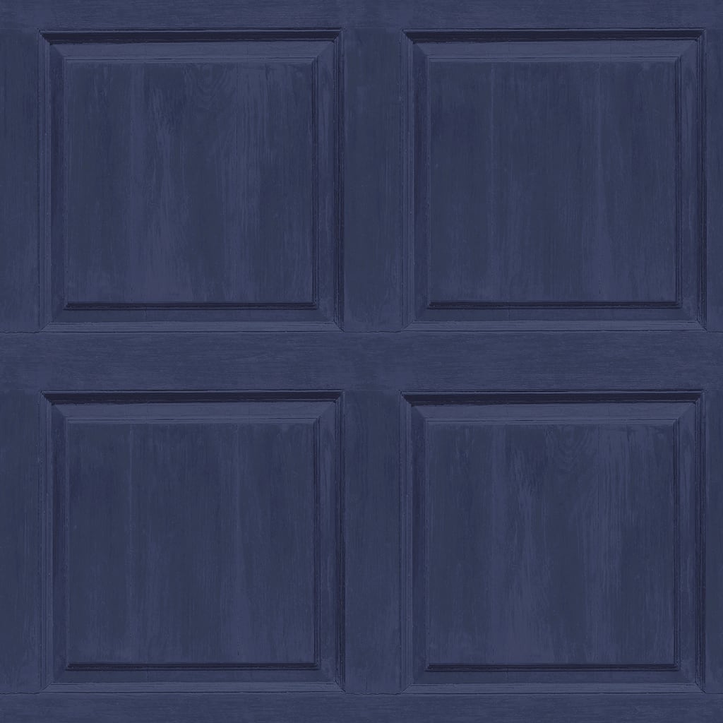 Arthouse Bellamy Navy Wooden Panel Wallpaper