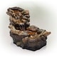 preview thumbnail 10 of 10, Alpine Corporation 41" Long Indoor/Outdoor Stone River Rock Fountain with LED Lights