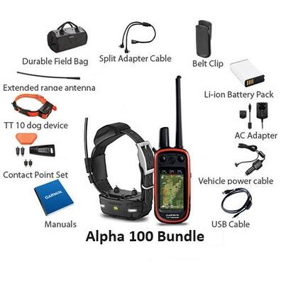 Shop Garmin Alpha Bundle Dog Tracking And Training Device With Tt15 Mini Collar And Preloaded Topographic Maps Overstock 17852497