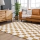 preview thumbnail 14 of 12, Hauteloom Atira Living Room, Bedroom Area Rug - Contemporary - Plush Pile - Light Gray,Cream - 7'10" x 10'3"