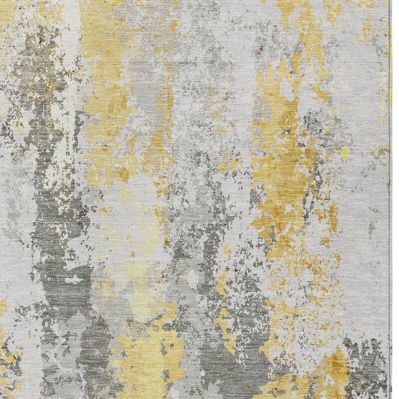 HomeRoots Abstract Transitional Rectangle Outdoor Rug