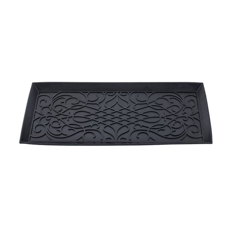 Decorative Rubber Shoe & Boot Tray - 14" x 34"