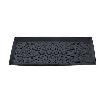 Decorative Rubber Shoe & Boot Tray - 14" x 34"