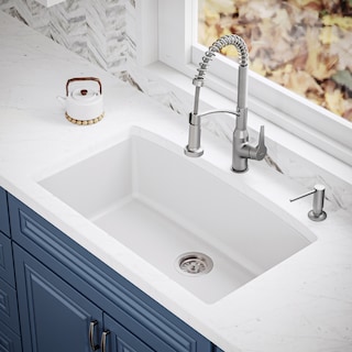 Karran Undermount Quartz Double Bowl Kitchen Sink