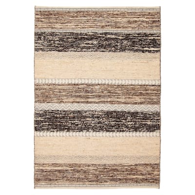 Sienna Brown Rug 5'3" x 7'9" - 5'3 x 7'9