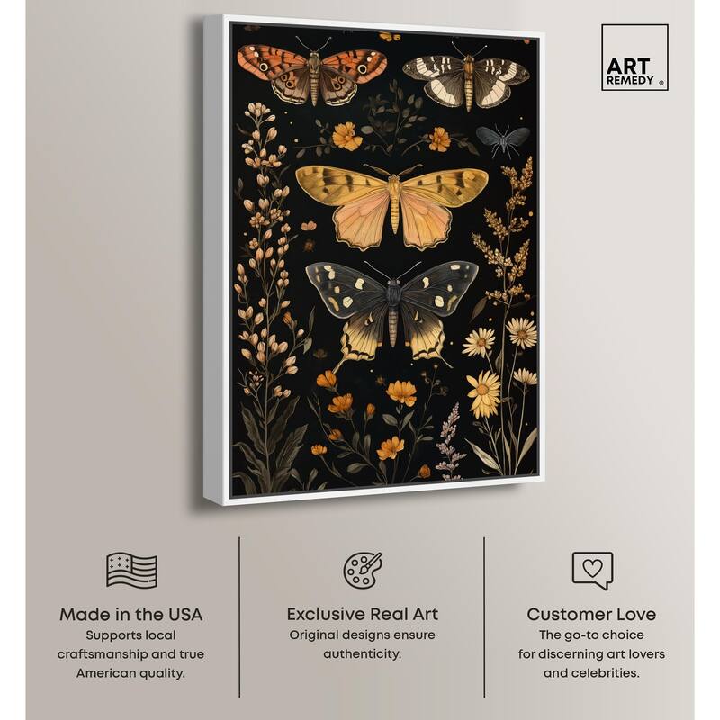 Winged Visitors II Canvas by Art Remedy