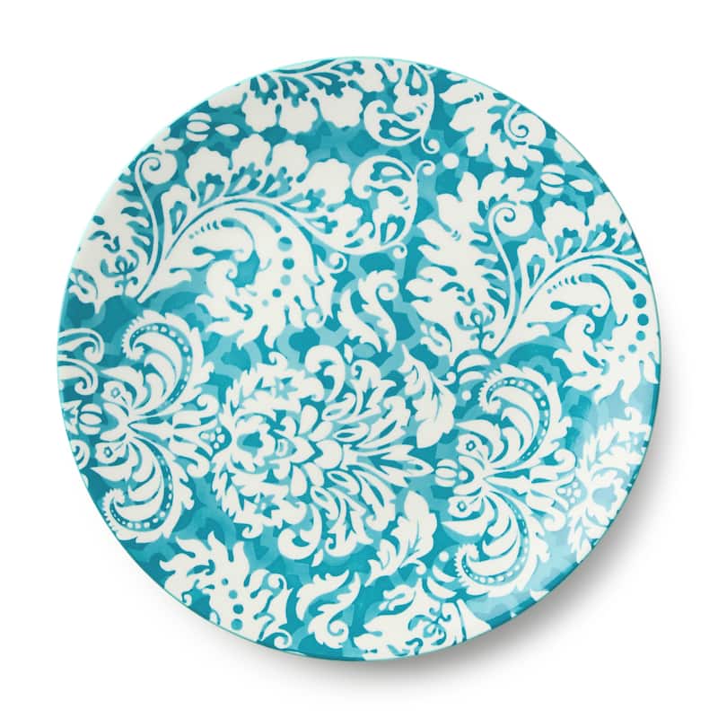 Certified International Pavillion 10.5" Dinner Plates, Set of 6 Assorted Designs - 10.50"L x 10.50"W x 1.13"H