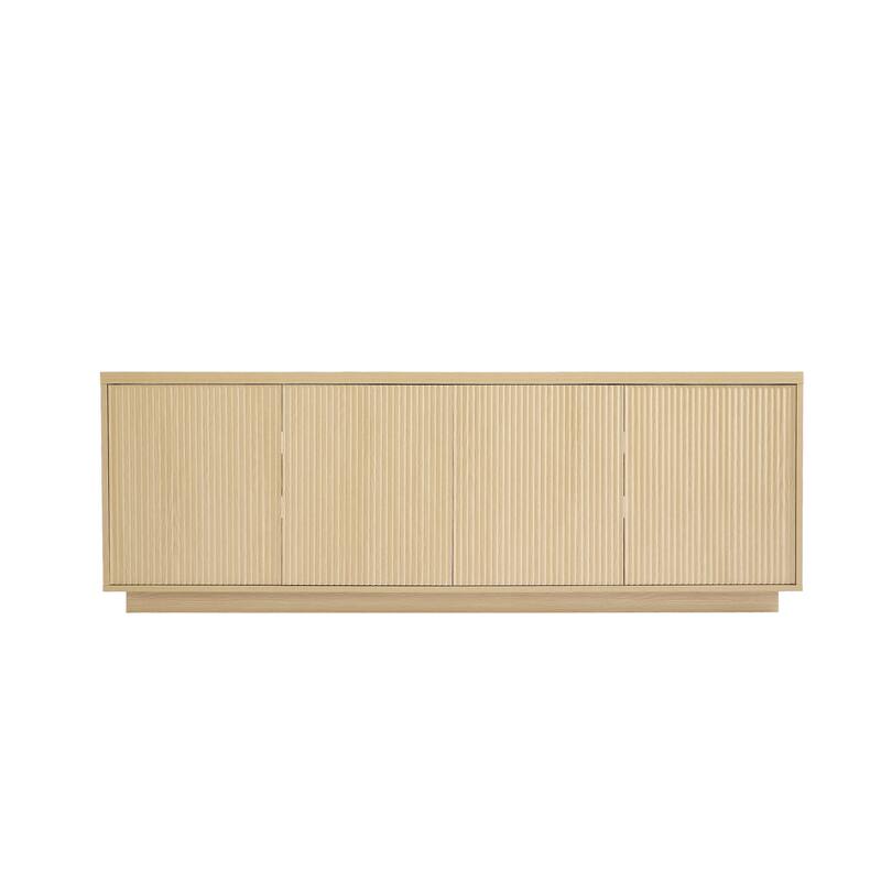 Mid-Century Modern 4-Door Storage Sideboard Cabinet