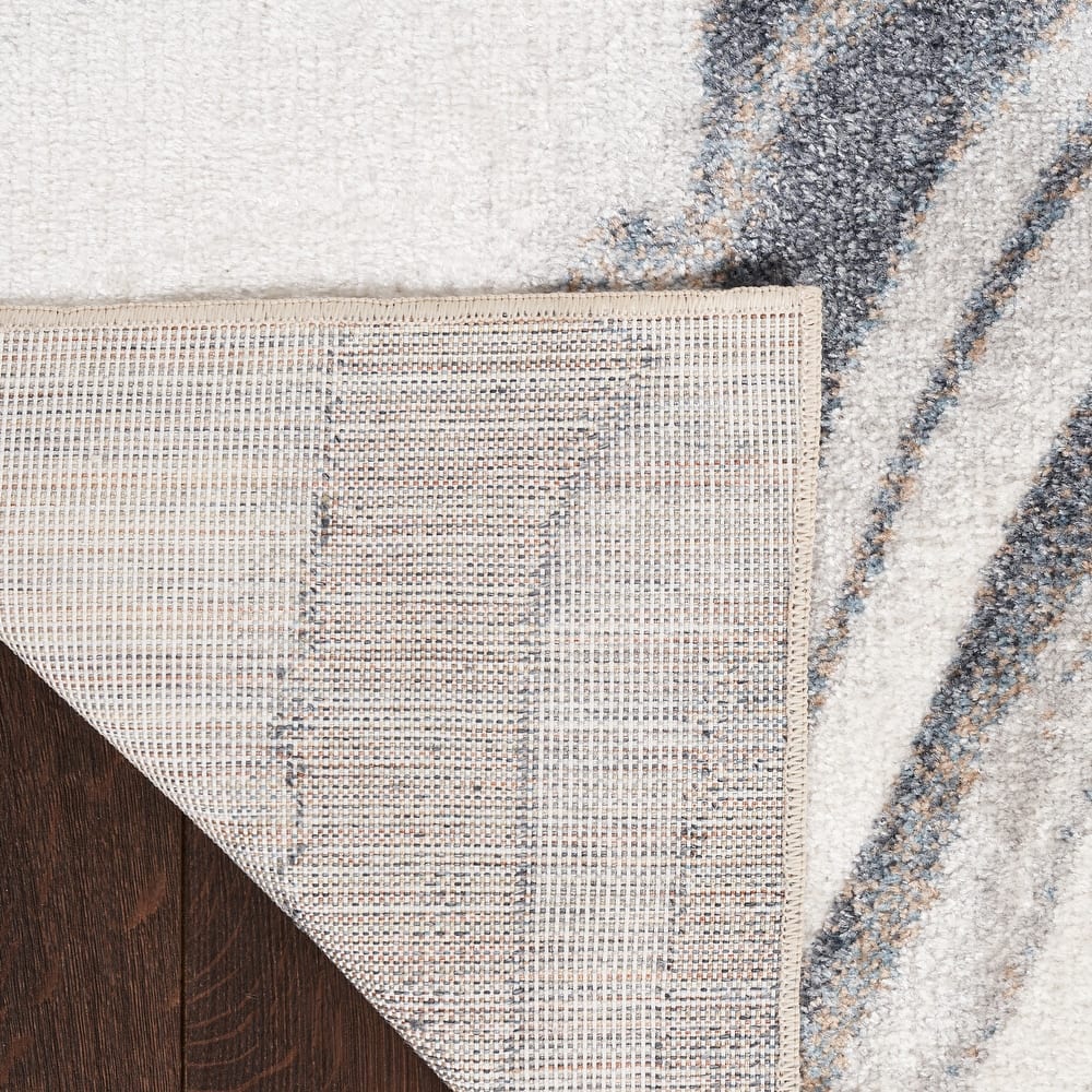 Nourison Astra Machine Washable Indoor only Abstract Area Rug