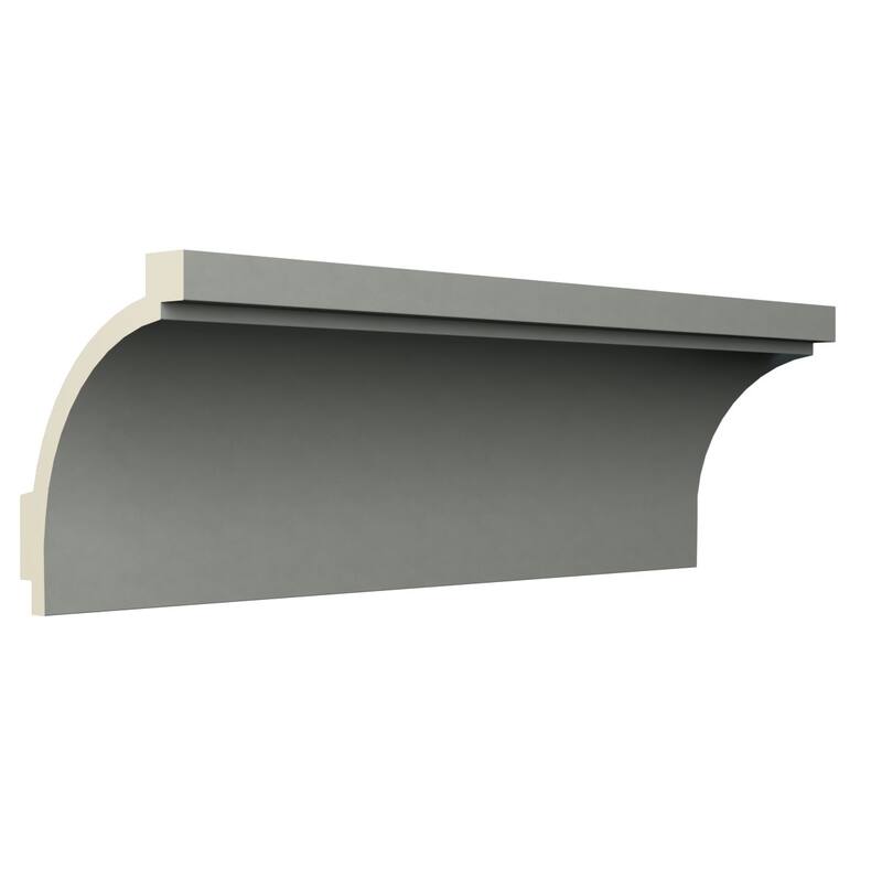 6"H x 4 5/8"P x 7 3/8"F x 94 1/2"L Noah Crown Moulding - 1-Pack