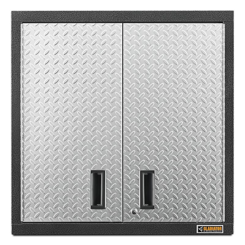 Gladiator GarageWorks Premier Wall GearBox - Hammered Granite/Silver Tread