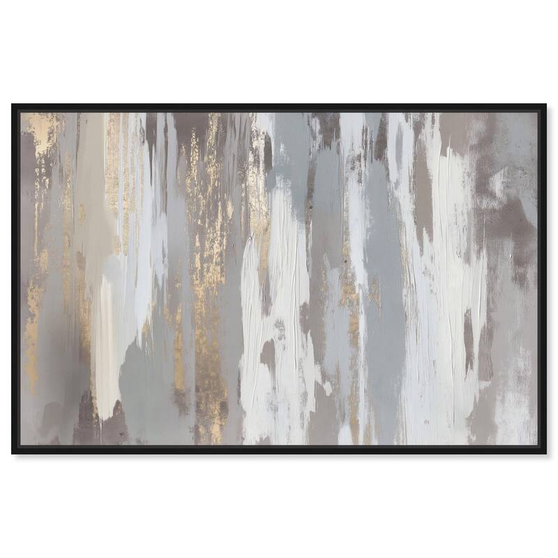 Flooding Gold II Canvas by Art Remedy - Black - 45" x 30"