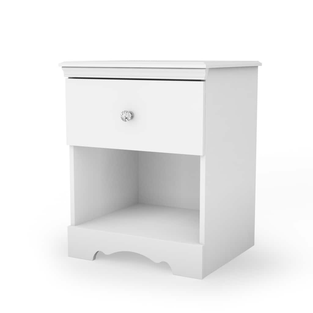 South Shore Crystal 1-drawer Night Stand