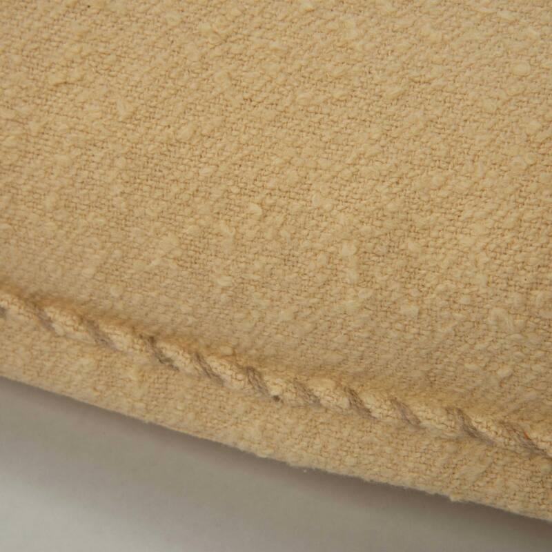 Rizzy Home Solid Throw Pillow with Whipstiched Edge