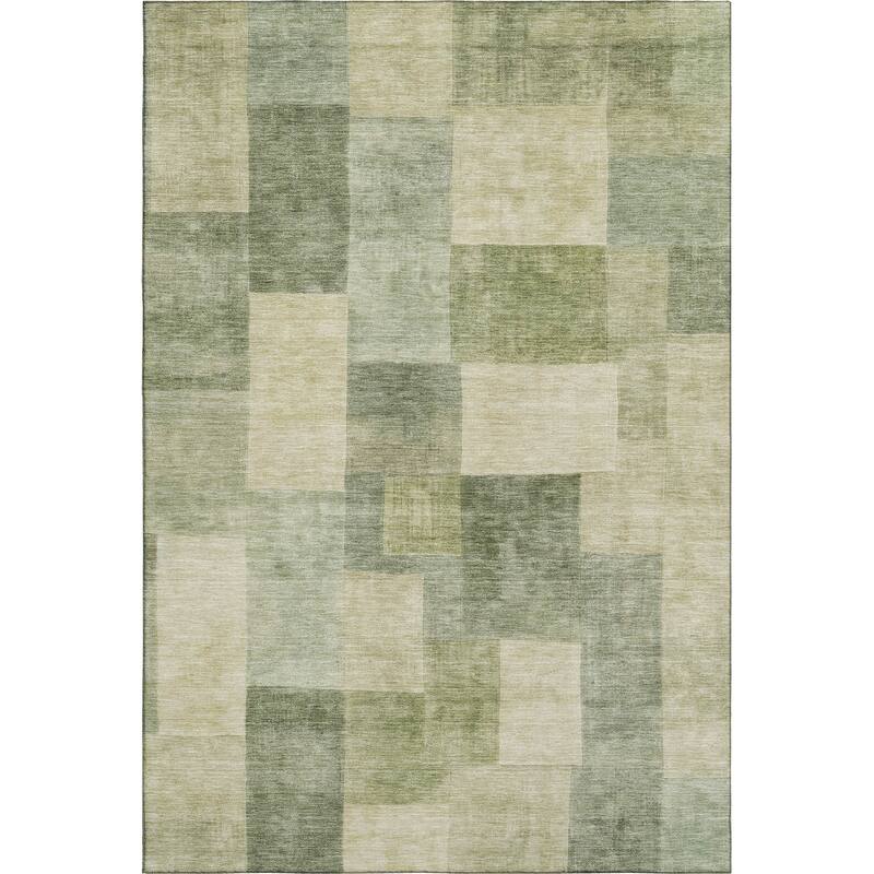Premium Washable Super Soft Contempory Checker Mayfield Rug
