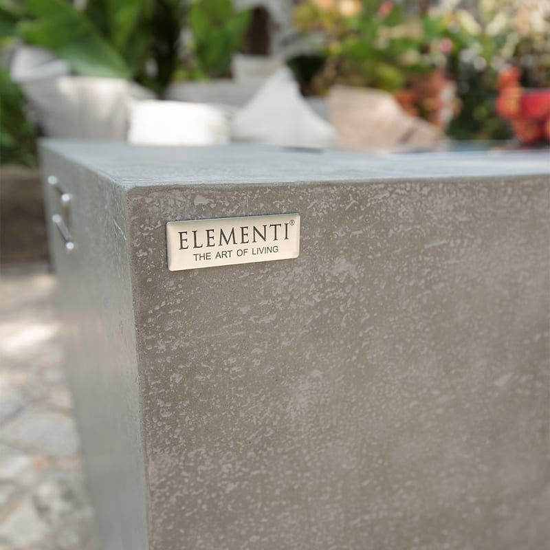 Elementi Andes Propane Fire Pit 60,000 BTUs - 66 x 32 Inches - 66 x 32 in.
