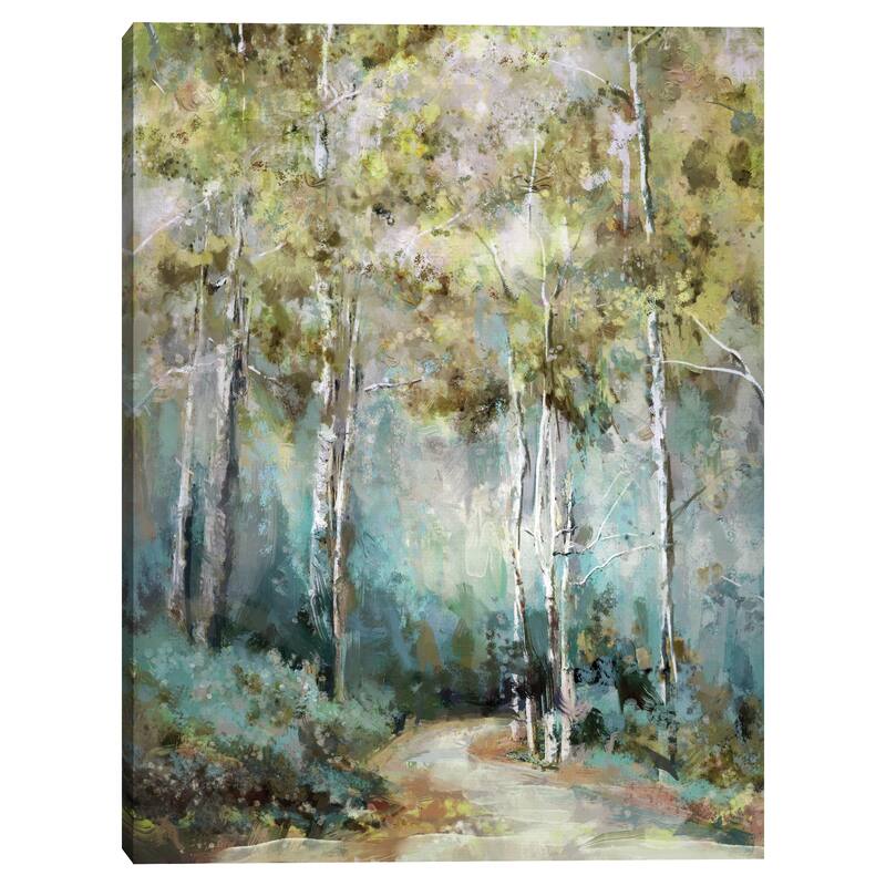 Winding Way Spring by Studio Arts Canvas Art Print