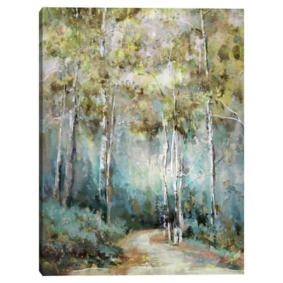 Winding Way Spring by Studio Arts Canvas Art Print