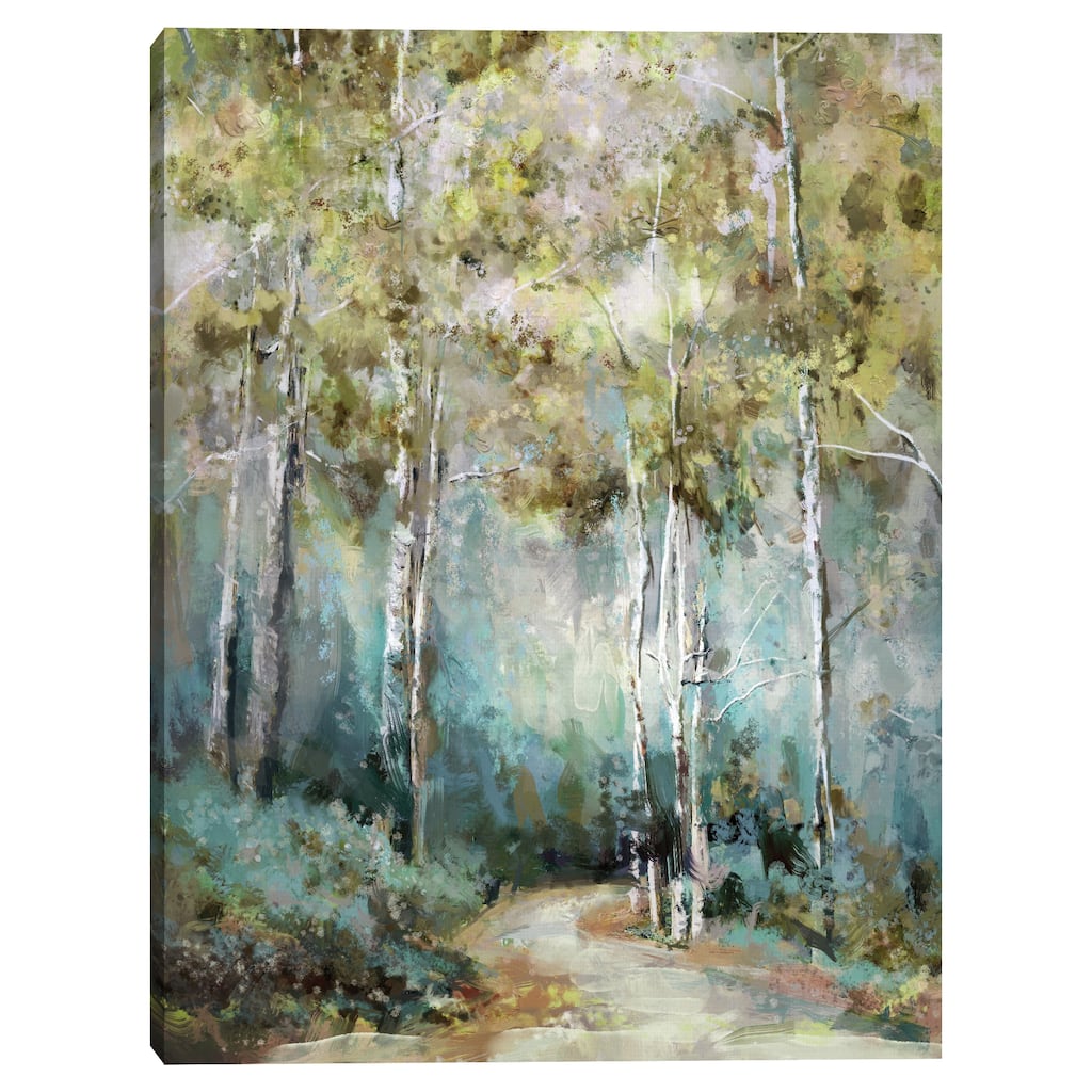 Winding Way Spring by Studio Arts Canvas Art Print