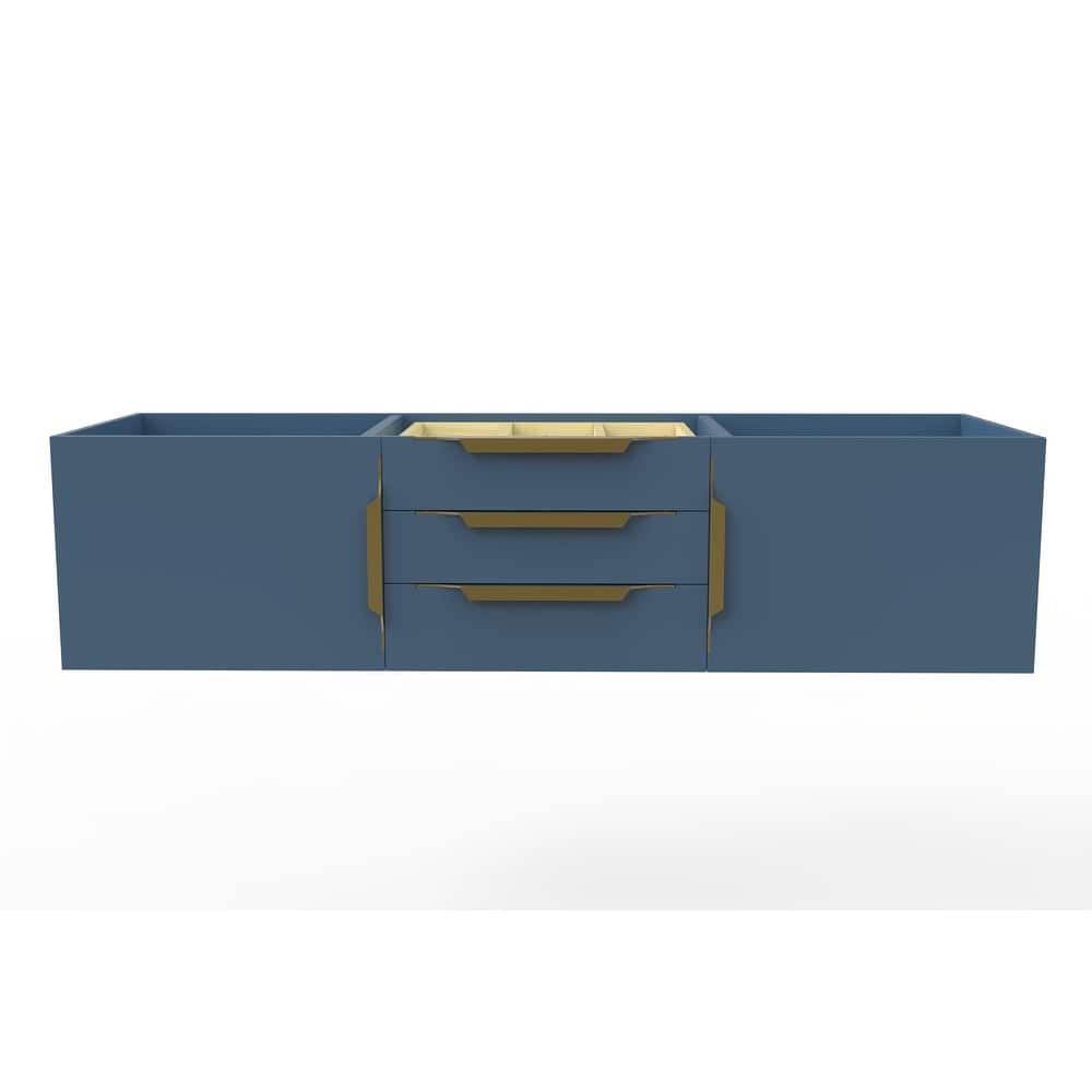 Alpine 60" Wall Mounted Bathroom Vanity (Base Only)