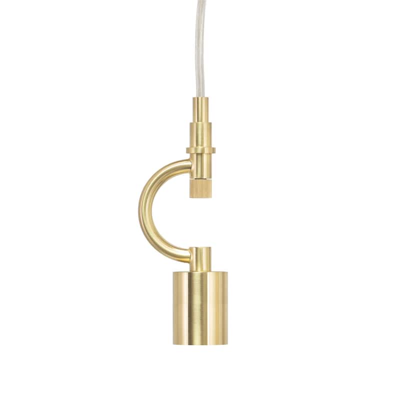 Brushed Pendant Kit with Canopy - N/A - Brushed Brass