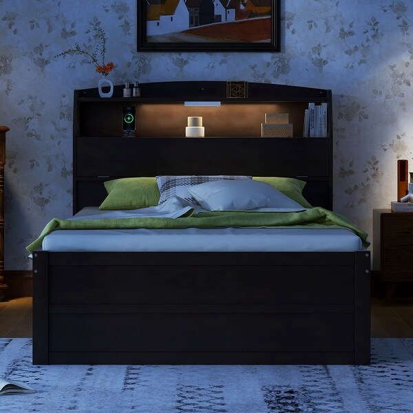 King size cot with head storage cheap