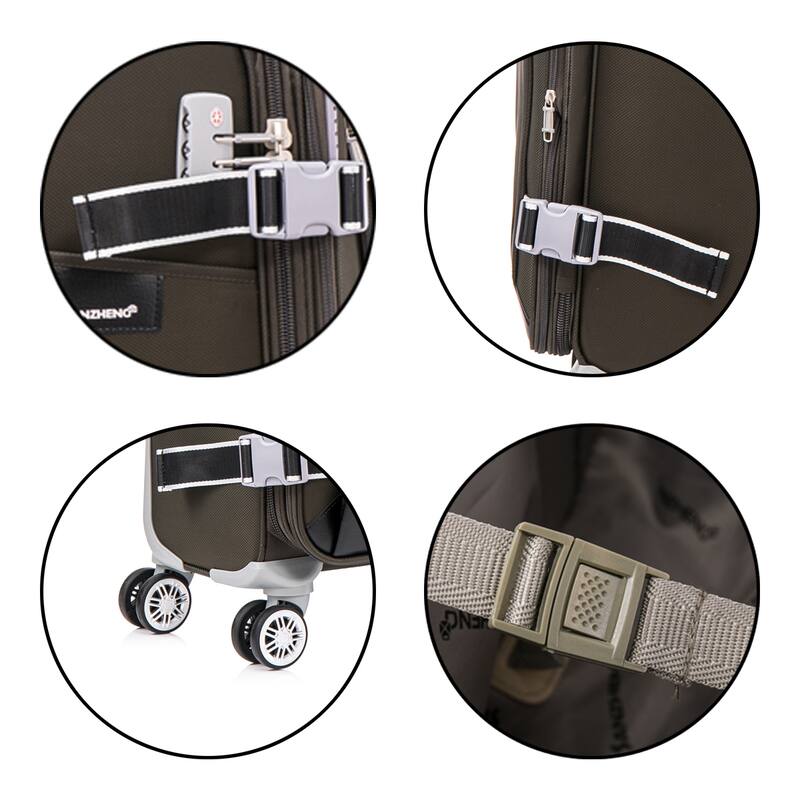 Softside Upright Luggage Set , Lightweight,4-Piece (20//24/28/32)