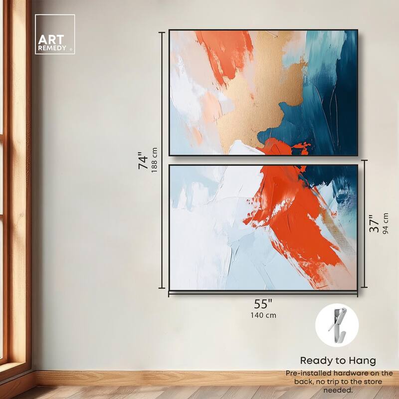 Bold and Bright III Canvas Set of 2 by Art Remedy