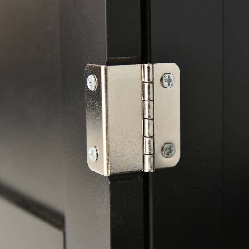 54.33'' Solid Wood Kitchen Island Cart with Locking Wheels, Spice Rack, Towel Rack, 4 Door Cabinet and 2 Drawers