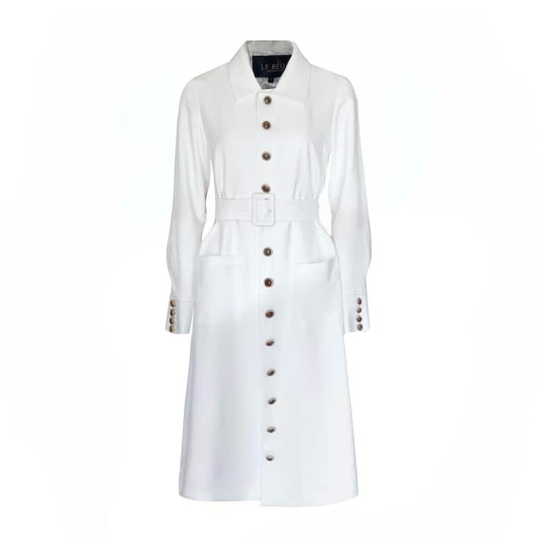 Monique White Coat - XS