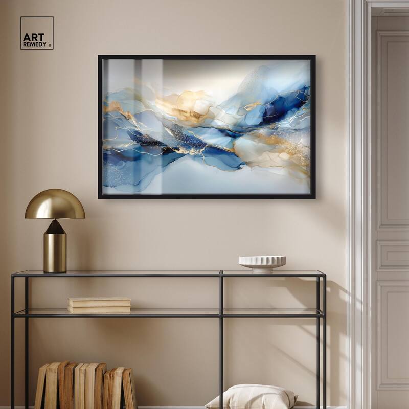 Postmodern Flow I Shadowbox by Art Remedy