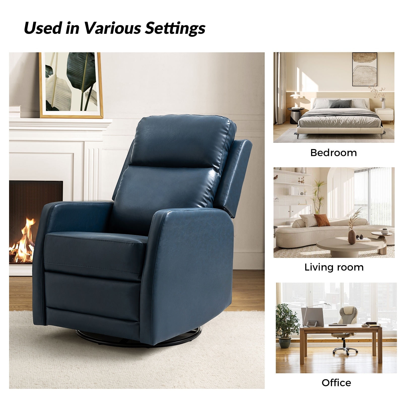 Best leather swivel recliner deals