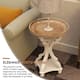 COZAYH Rustic Farmhouse Cottagecore Accent End Table