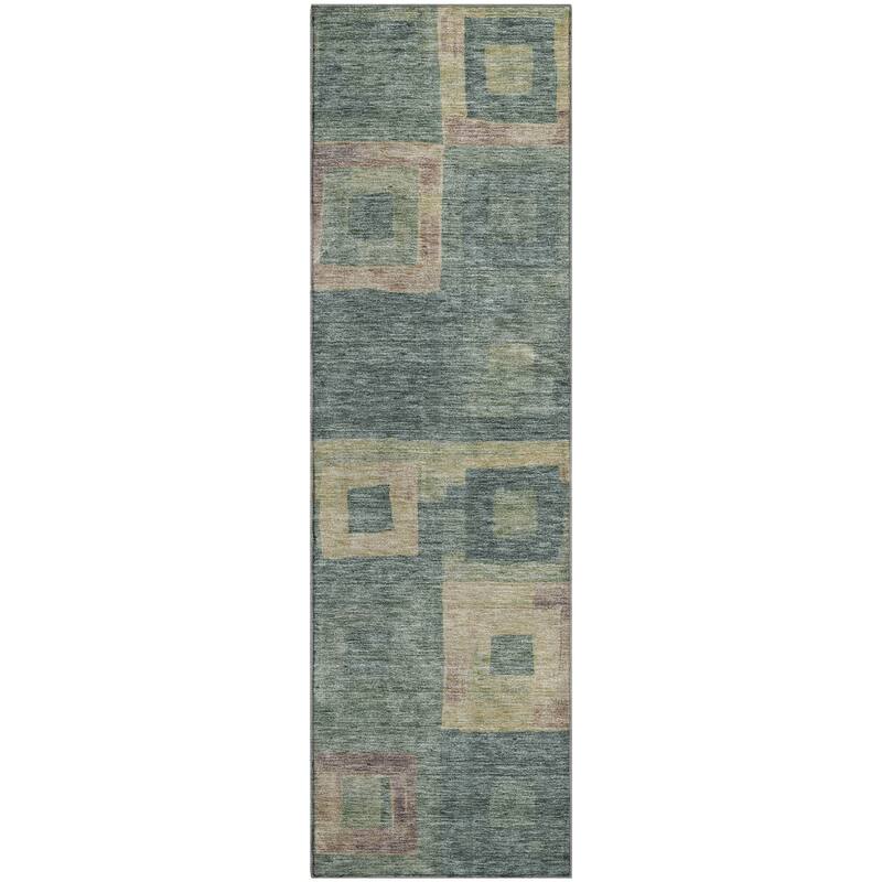 Premium Washable Super Soft Blocky Contemporary Mayfield Rug