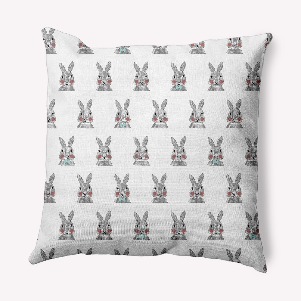 Bunny Fluffle Easter Decorative Throw Pillow