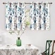 preview thumbnail 24 of 22, DriftAway Sylvia Floral Botanical Herbs Watercolor Printed Pattern Lined Blackout Thermal Insulated Window Curtain 52" width x 36" length - Multi