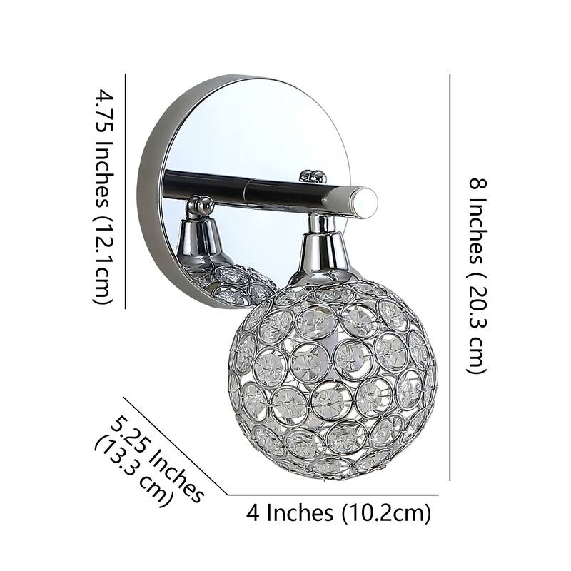 Beverly Iron/Glass Contemporary Glam LED Vanity Light, by JONATHAN Y