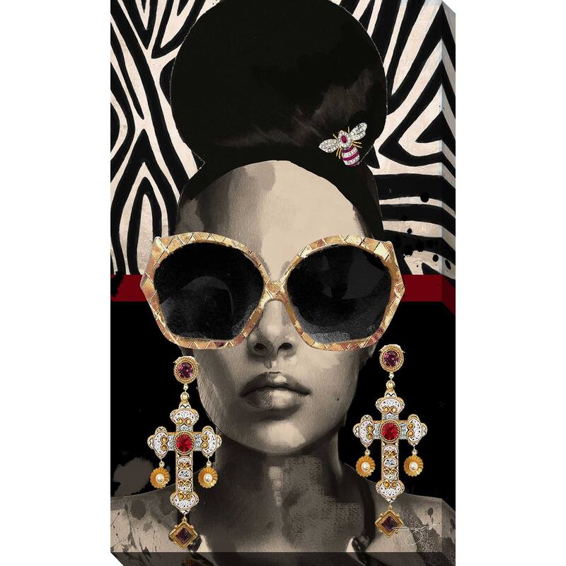 "Afrique Model 4" by Jodi Print on Canvas