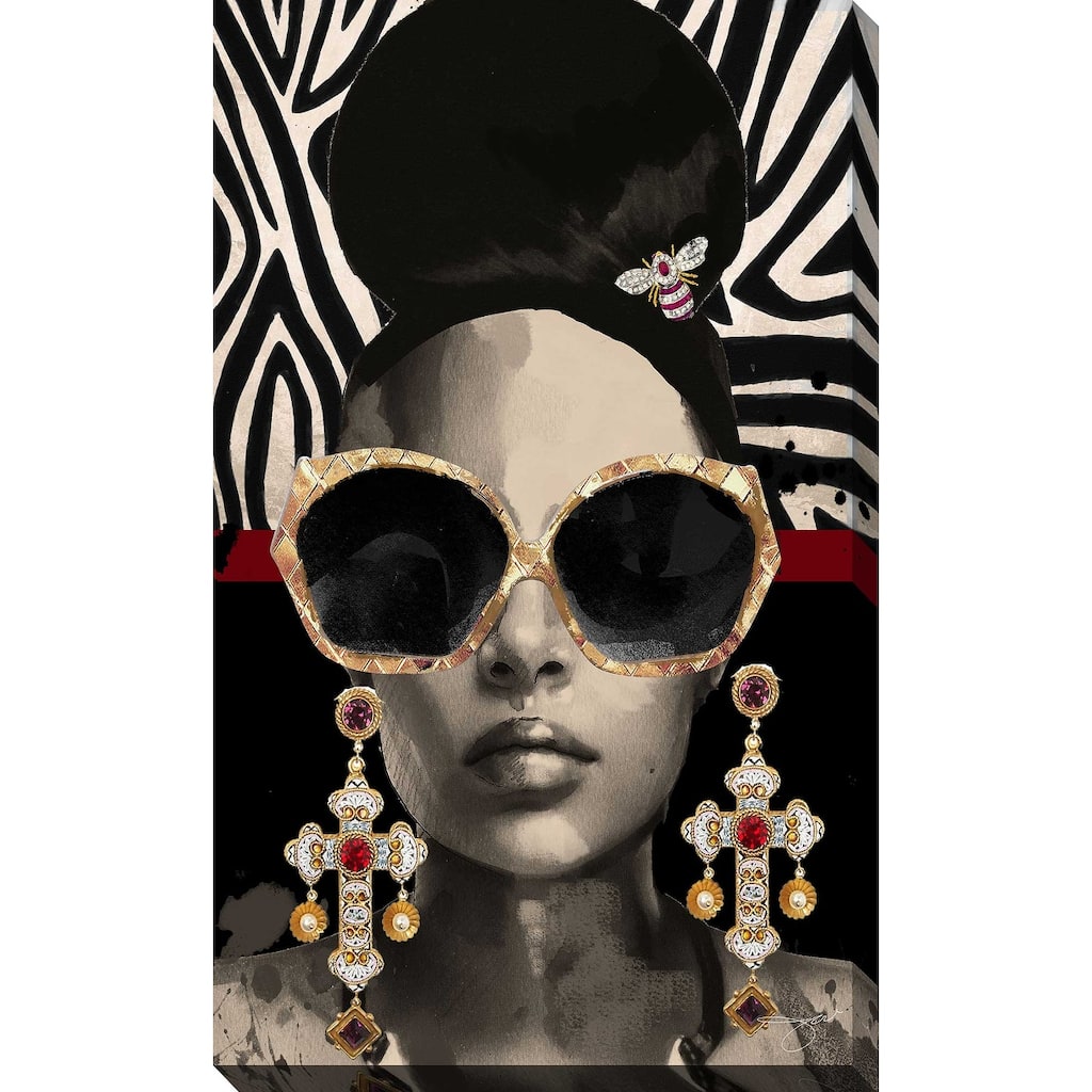 "Afrique Model 4" by Jodi Print on Canvas