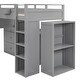 preview thumbnail 16 of 44, Twin Pine Loft Bed with Rolling Cabinet and Desk