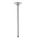 preview thumbnail 4 of 6, Kingston Brass Trimscape 10-Inch Rain Drop Ceiling Mount Shower Arm Polished Chrome