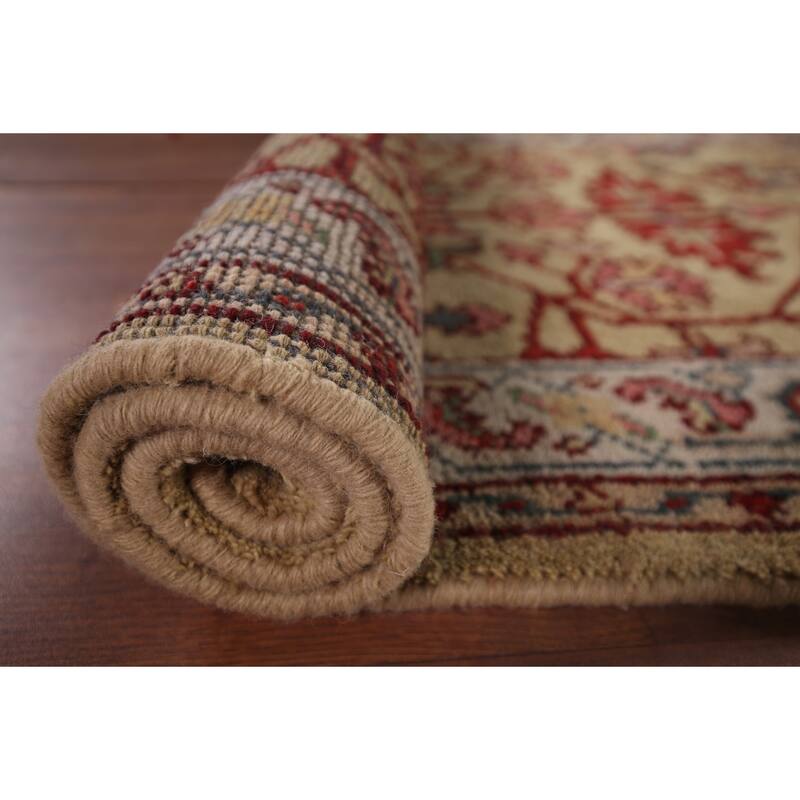 Floral Oushak Oriental Accent Rug Handmade Wool Carpet - 3'0"x 4'10"