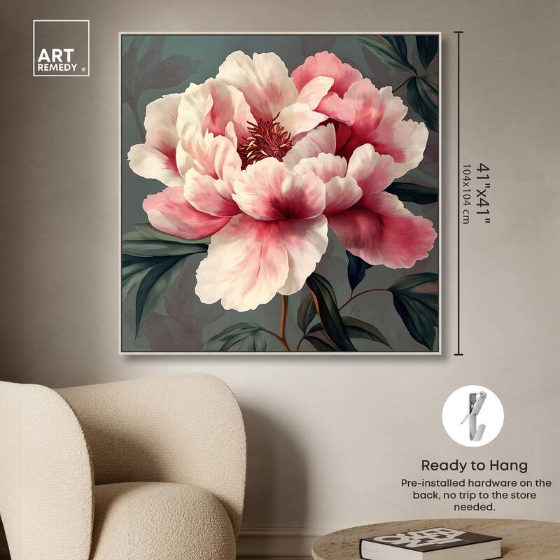 Opal Bloom I Canvas by Art Remedy