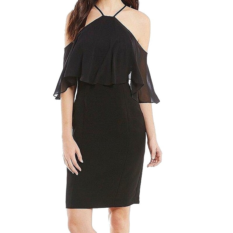 calvin klein popover sheath dress