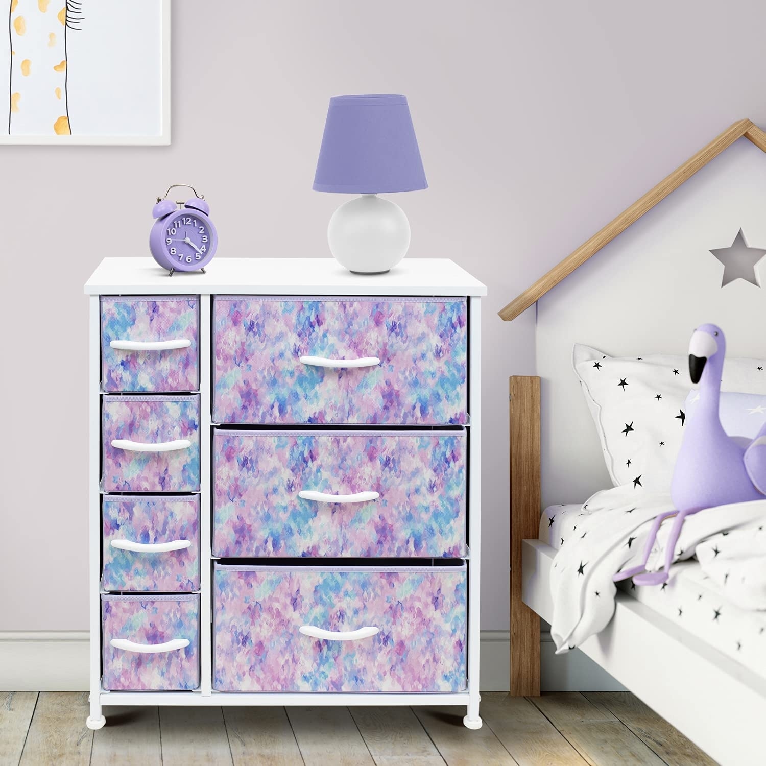 как выглядит Dresser w/ 7 Drawers, Furniture Storage Chest Tower for фото