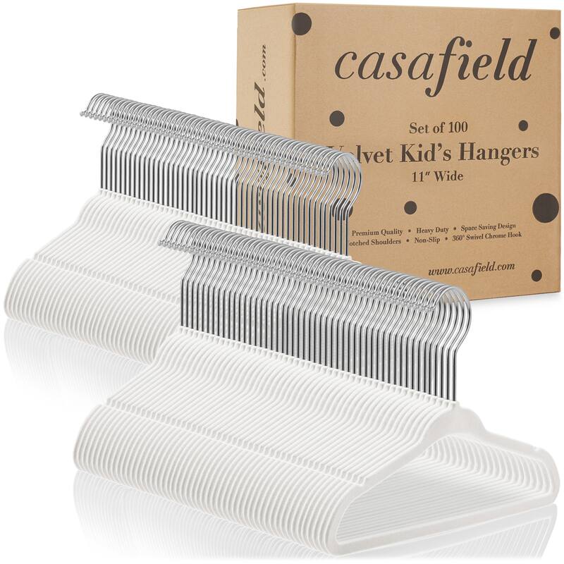 100 Velvet 11in Baby Hangers