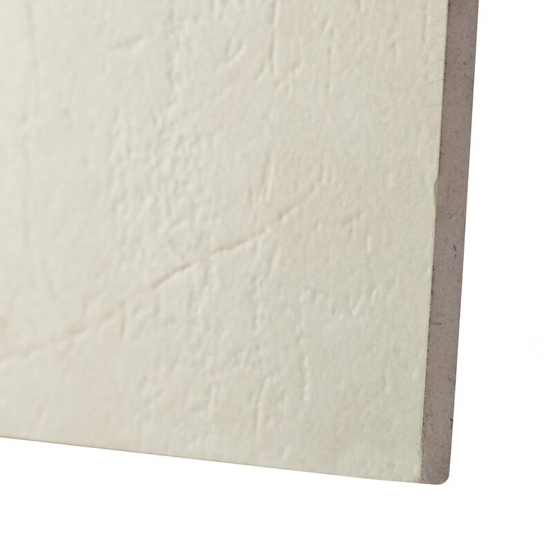 Merola Tile Reve Checker Blanc with Beige 11-3/4" x 11-3/4" Porcelain Floor and Wall Tile