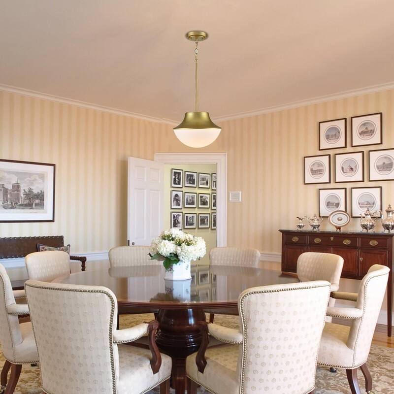 11.02” Bathroom lighting gold pendant light metal hanging fixture light